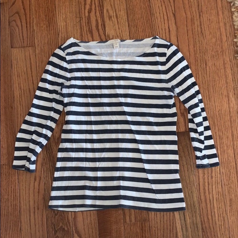 stripped j.crew top